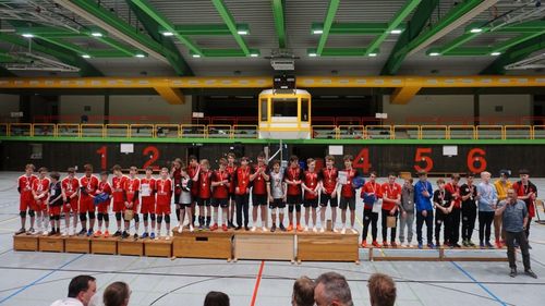 Siegerehrung Südwestdeutsche Meisterschaft U16m © Marie Donges