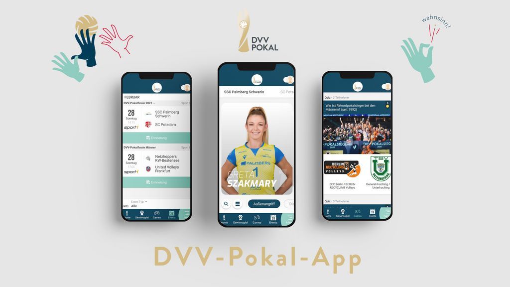 DVV-Pokal-App © VBL