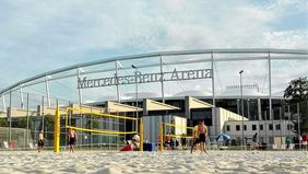 Beachvolleyball-Sichtung U17 in Stuttgart