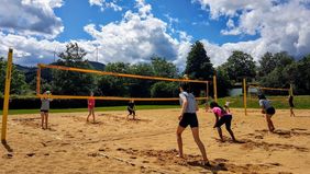 Beachvolleyball auf der Anlage des TV Biedenkopf © Volkmar Hauf