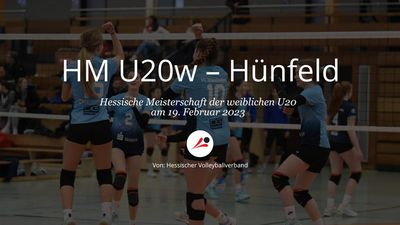 Hessische Meisterschaft der U20w in Hünfeld © Ines Prokein